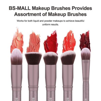 BS17 - BS-MALL 18 st. exklusiva Make-up / sminkborstar av Bästa Kvalité