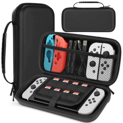 Hård Förvaringsväska, Fodral för Nintendo Switch, Svart